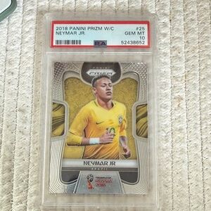 Neymar Jr PSA 10 (Gem Mint) – 2018 Panini Prizm World Cup #25